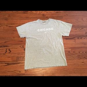 Vintage 90s/00s Nike Chicago Tee Grey Size X-Large